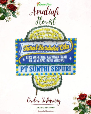 Papan Bunga Duka di Kristen